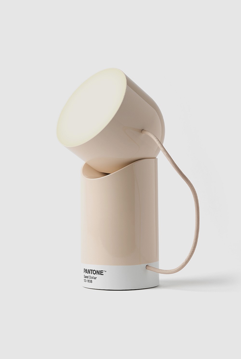 Orbe Portable Led Lamp With Moving Head Pantone - Sand