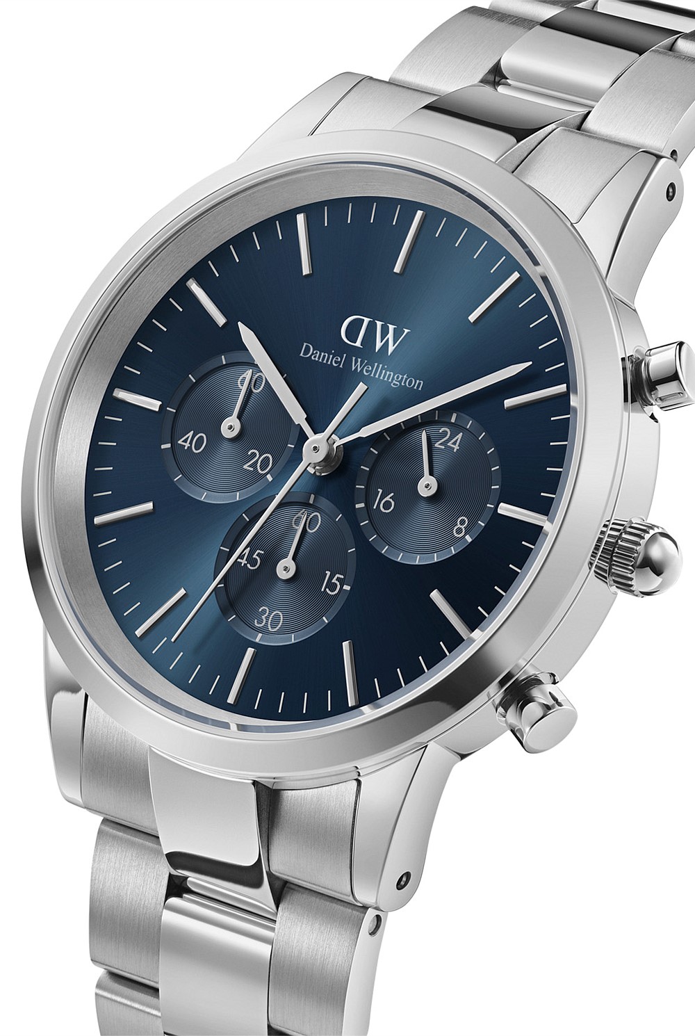 Iconic Chronograph 42 Link Silver Arctic Sunray Watch