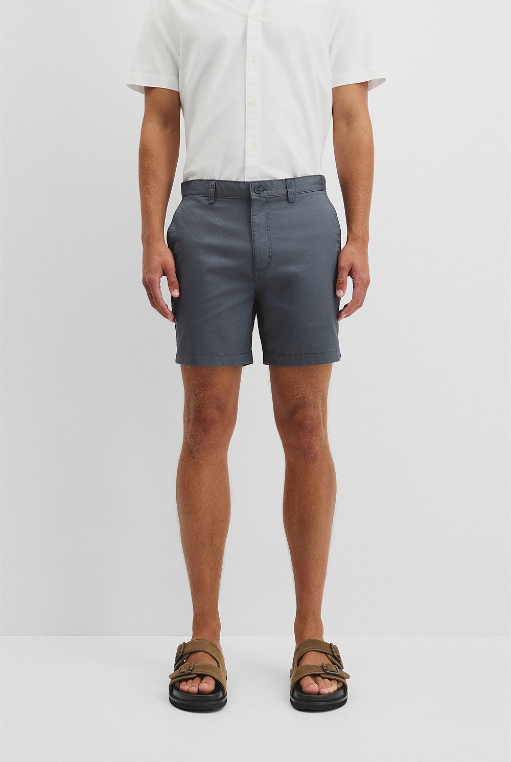 Australian Cotton 6 Inch Chino Short