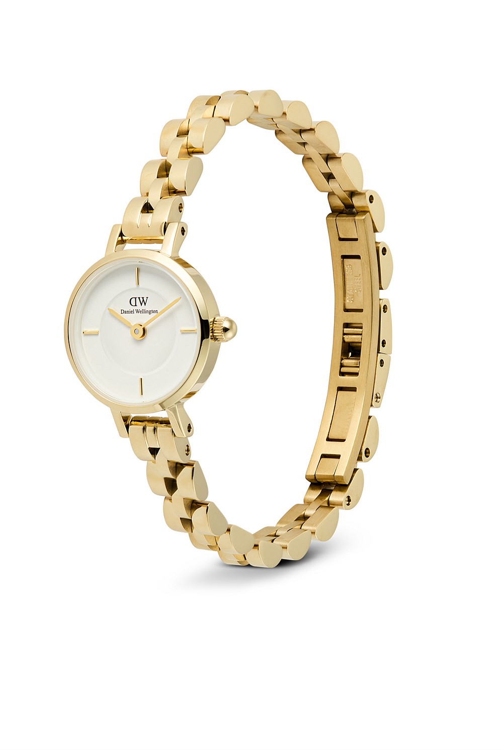 Petite Mini Arch 3-link White Gold