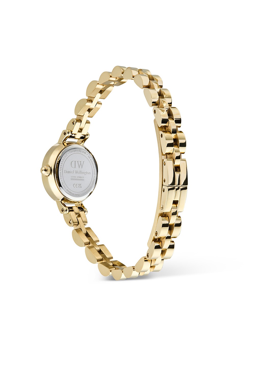 Petite Mini Arch 3-link White Gold