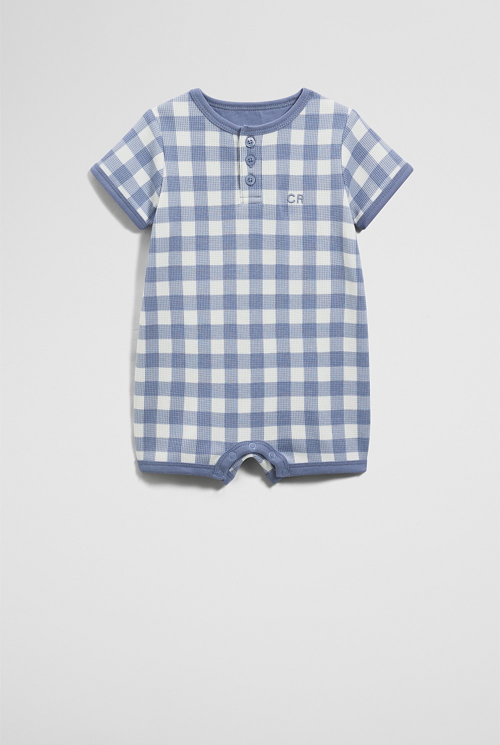 Gingham Short Sleeve Bodysuit