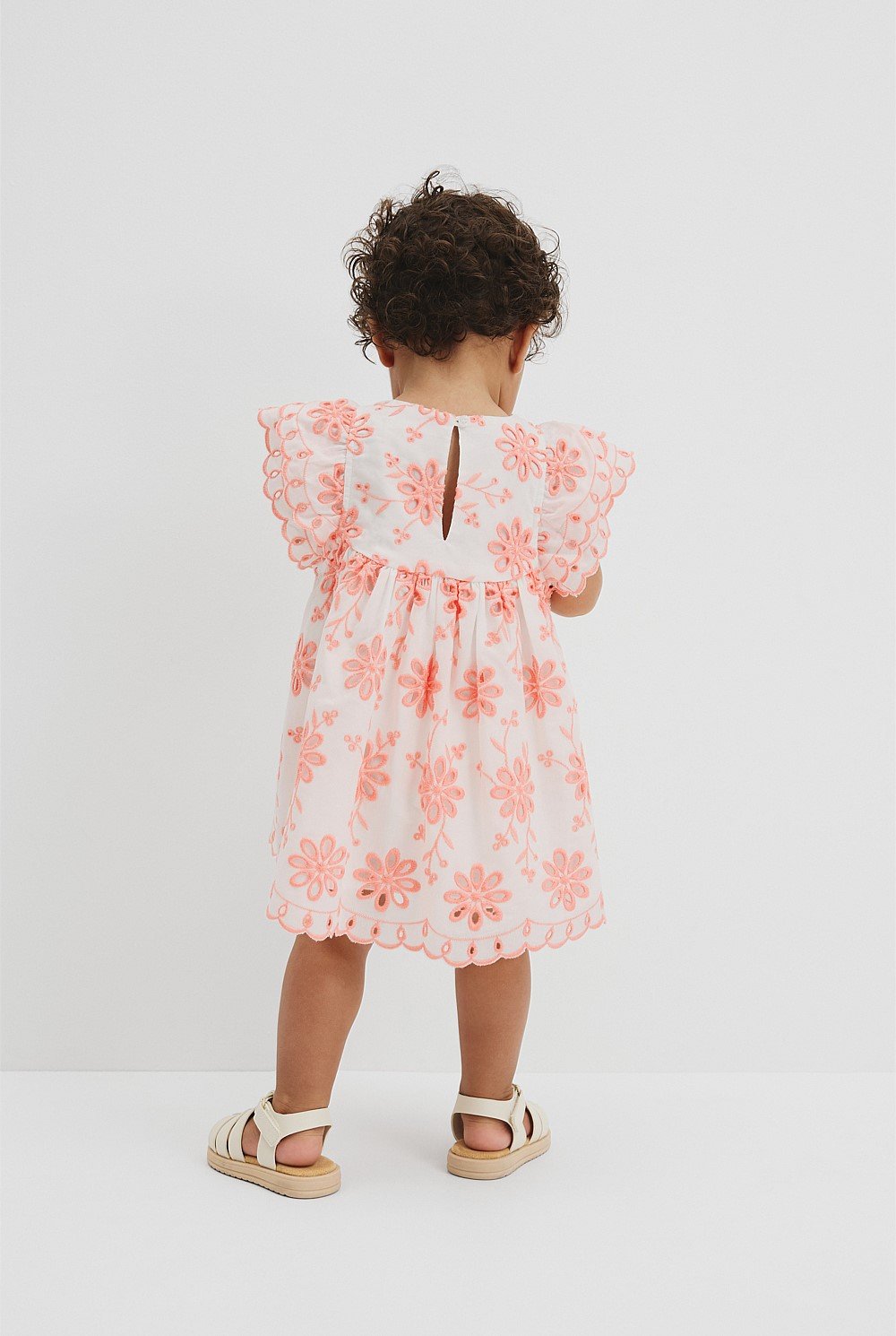 Broderie Frill Dress