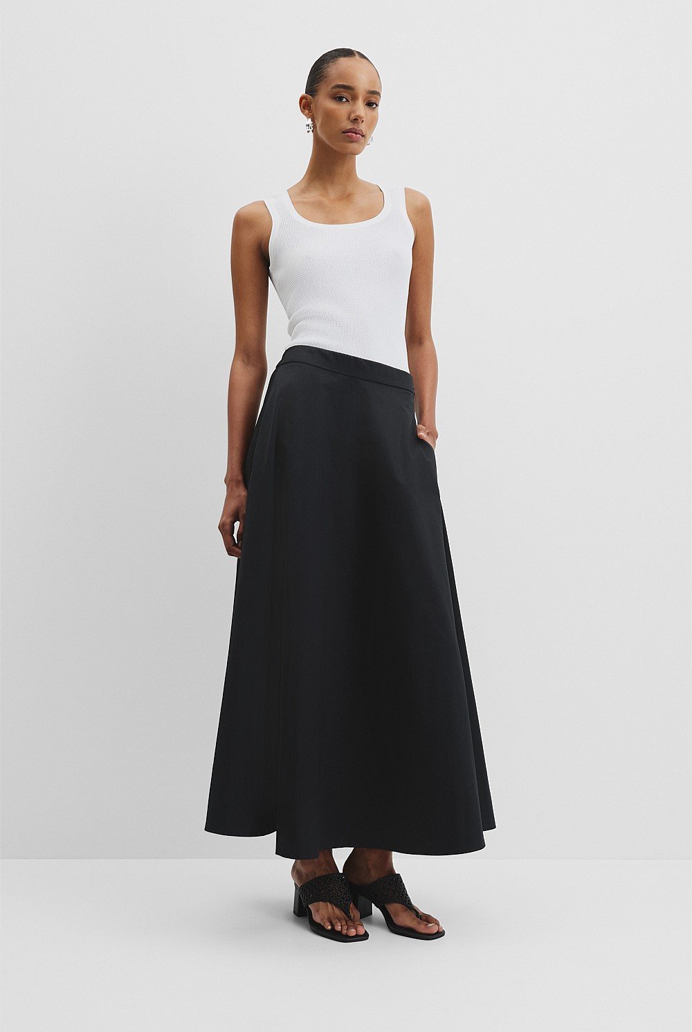 Waffle Crew Knit Tank