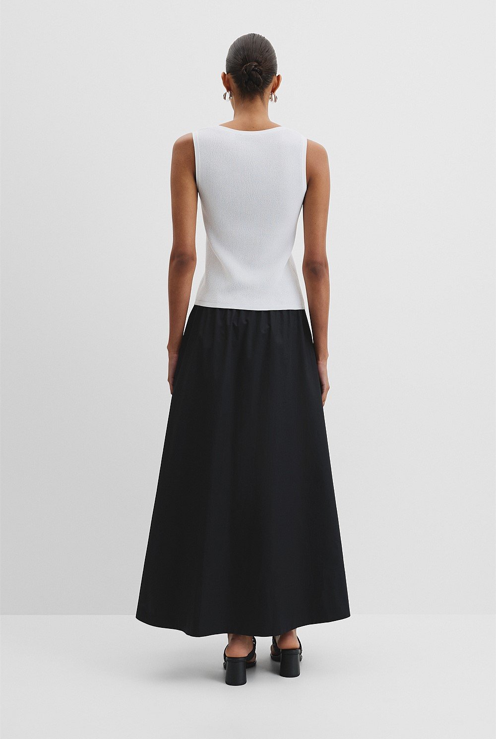 Waffle Crew Knit Tank