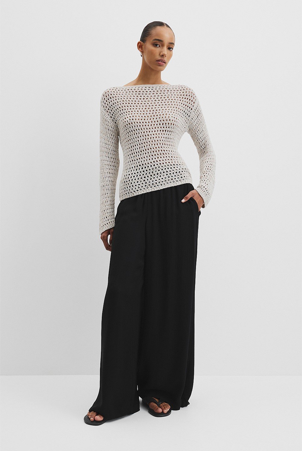 Long Sleeve Tape Knit