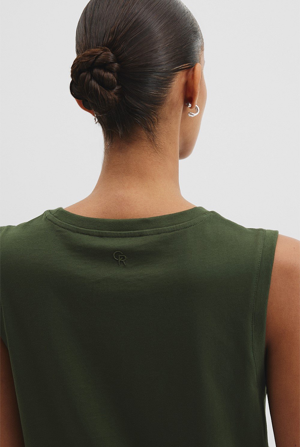 Australian Cotton Relaxed Crew Tank