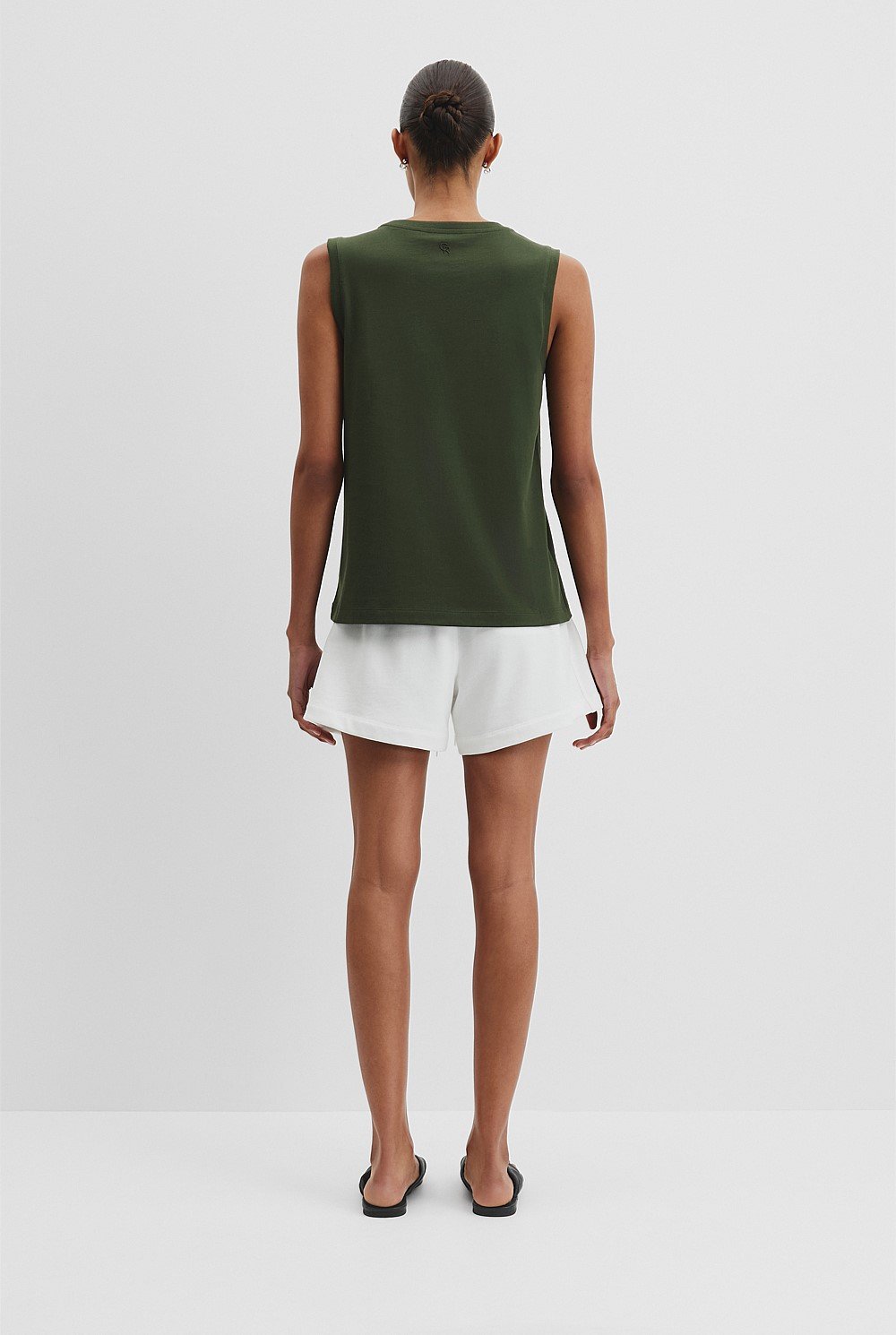 Australian Cotton Relaxed Crew Tank