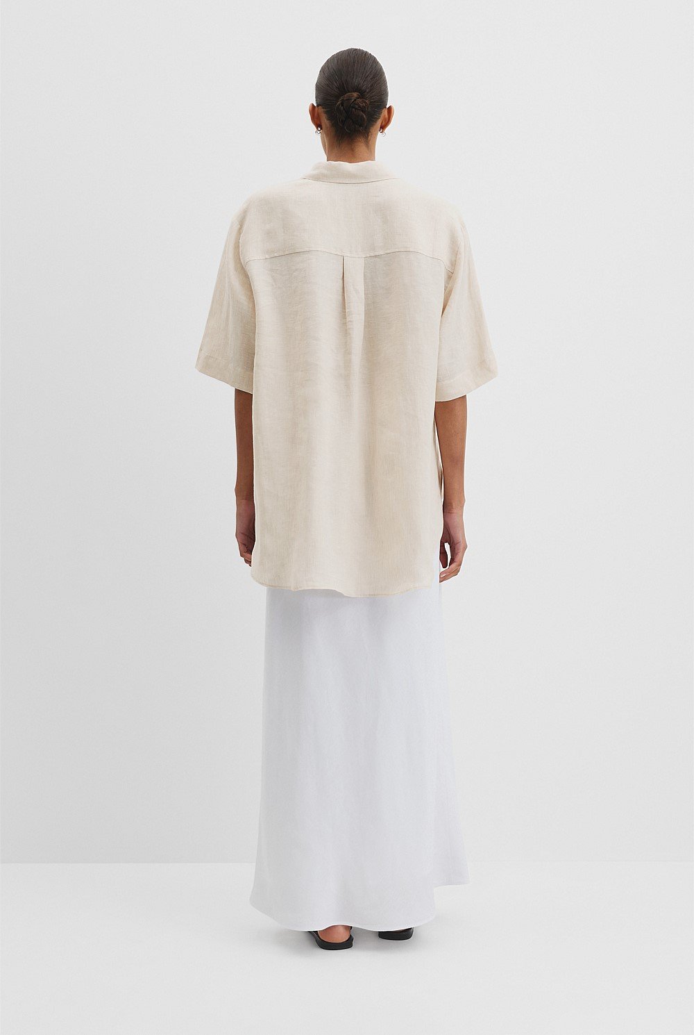 Organically Grown Linen Oversized Linen Shirt