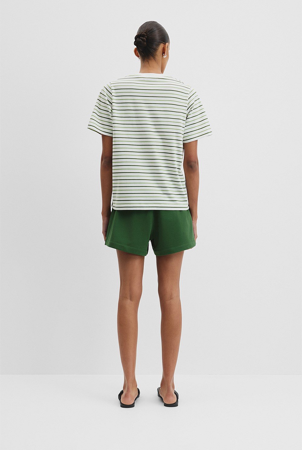 Australian Cotton Stripe CR T-Shirt
