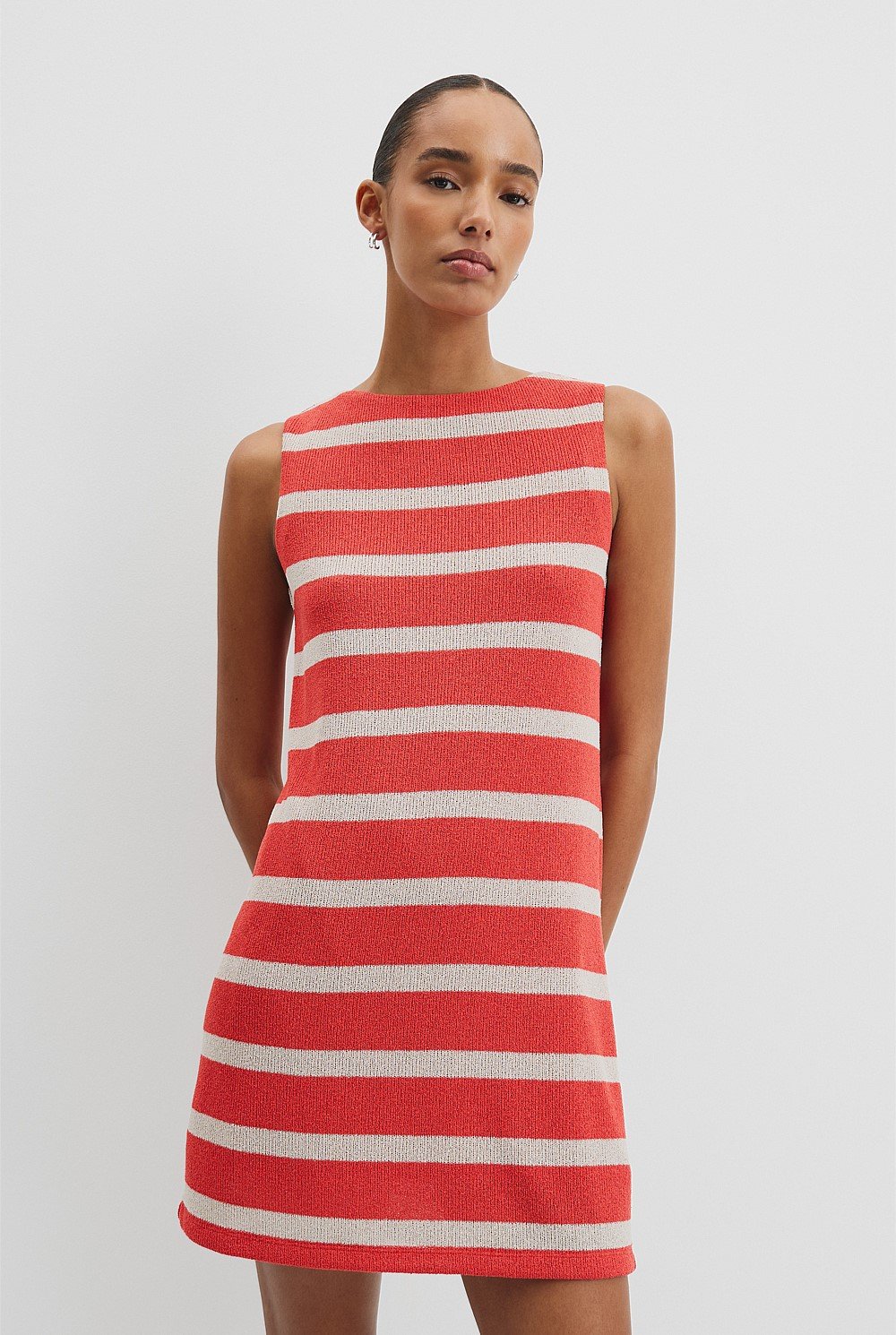 Stripe Textured Dress