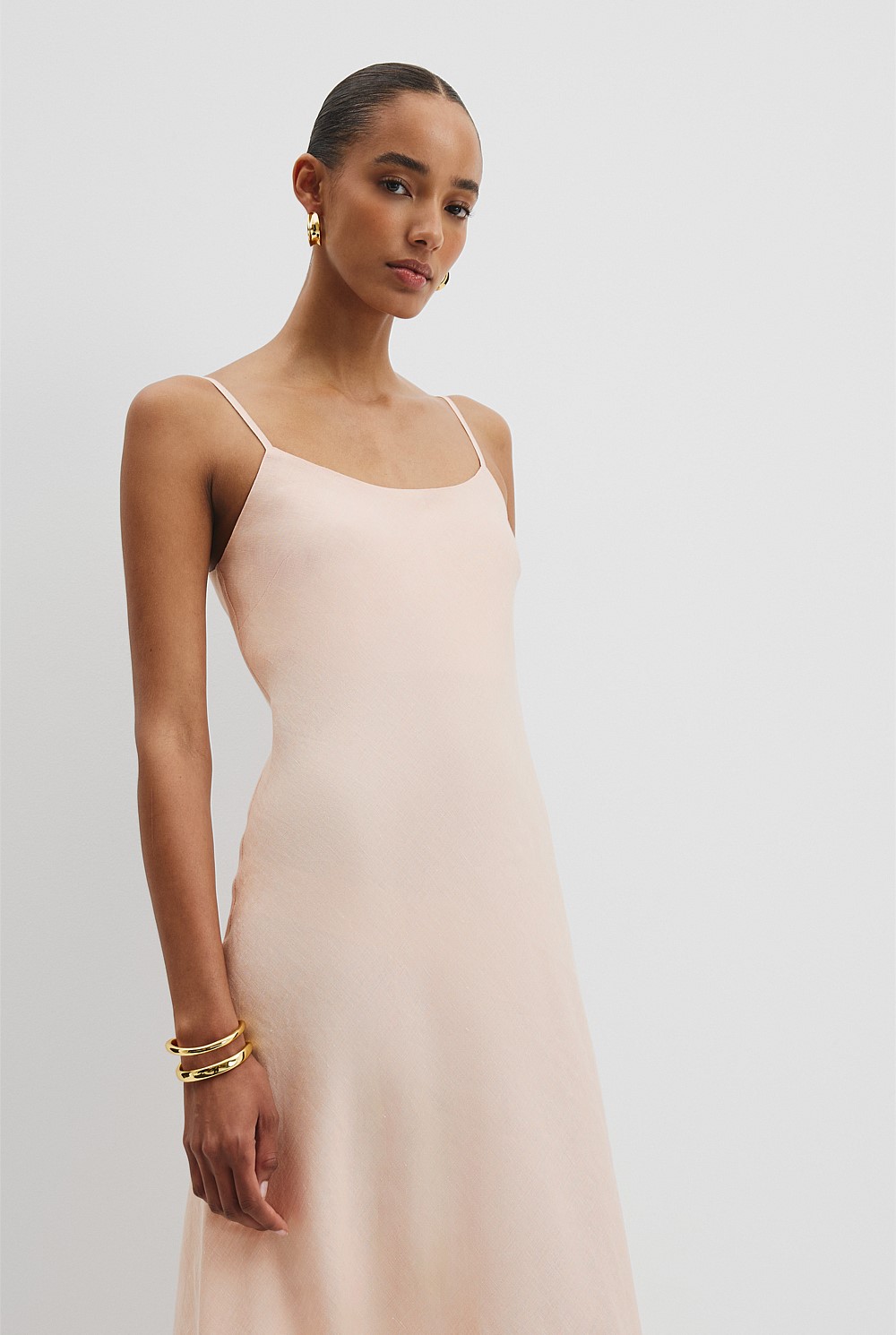 Organically Grown Linen Slip Dress