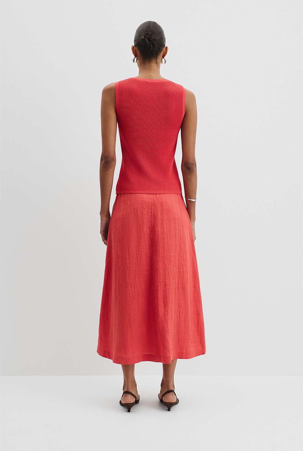 Waffle Crew Knit Tank