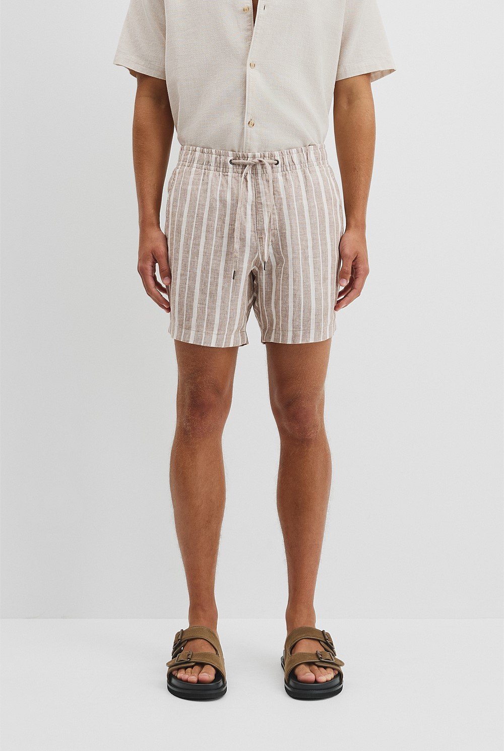 Organic Linen 6 Inch Strap Drawcord