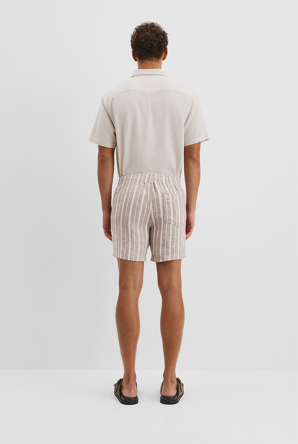 Organic Linen 6 Inch Strap Drawcord