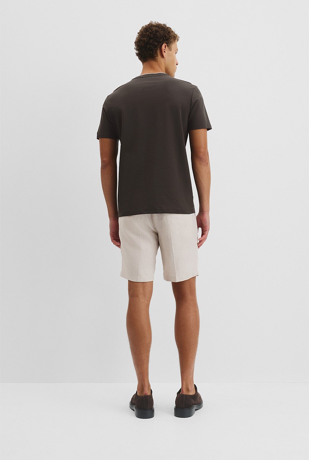 Tipped Mercerise Pique T-Shirt