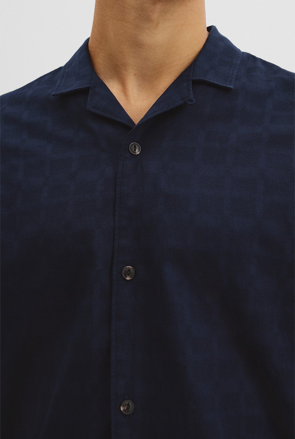 Relaxed Cotton Linen Textured Shirt