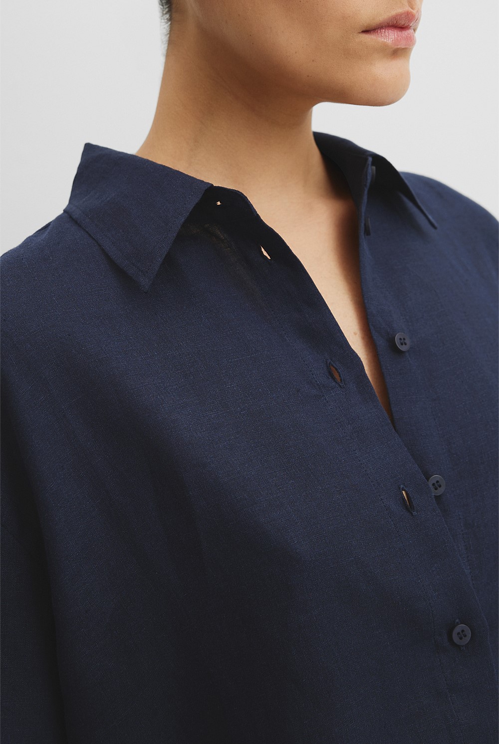 Organically Grown Linen Short Sleeve Shirt