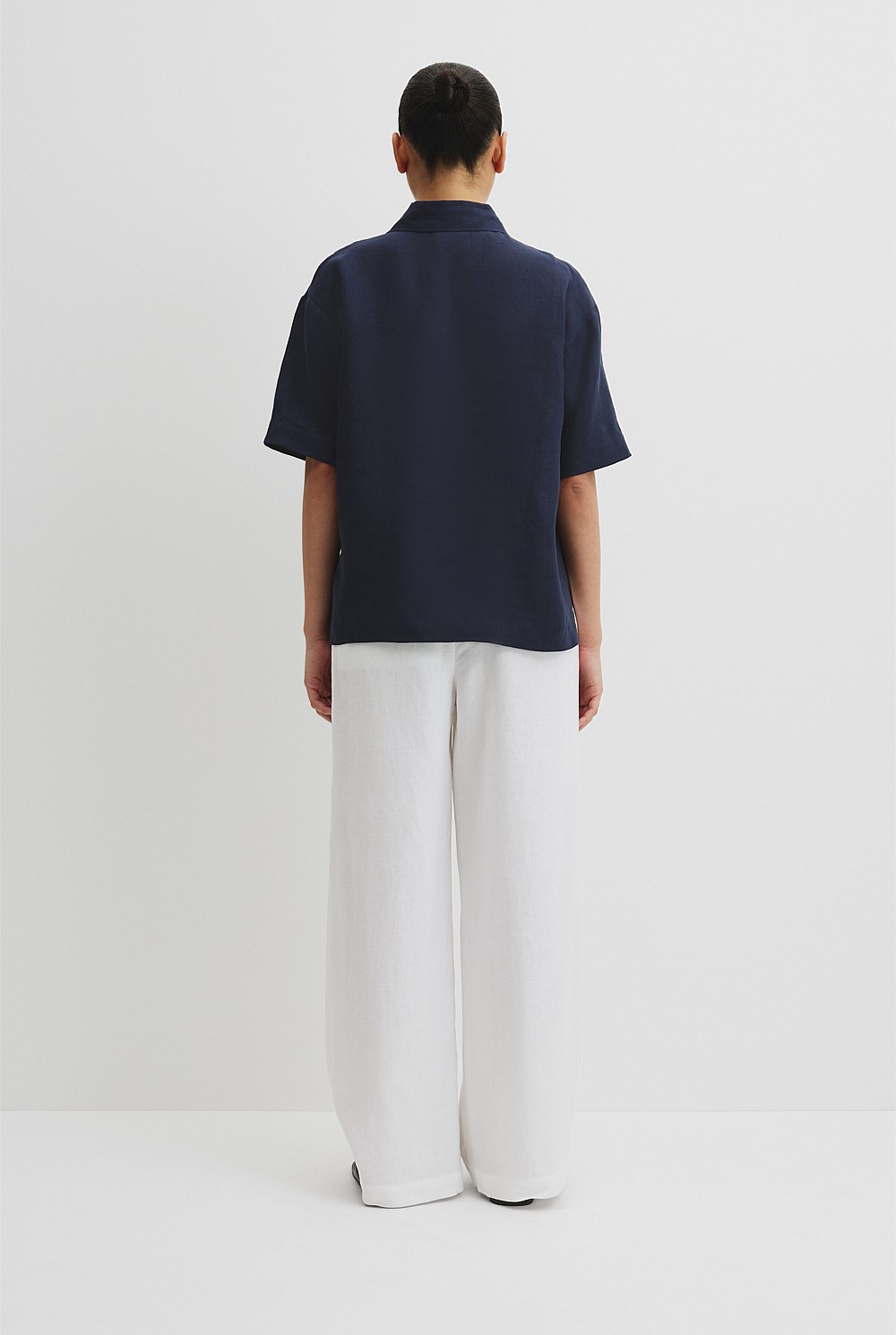 Organically Grown Linen Short Sleeve Shirt