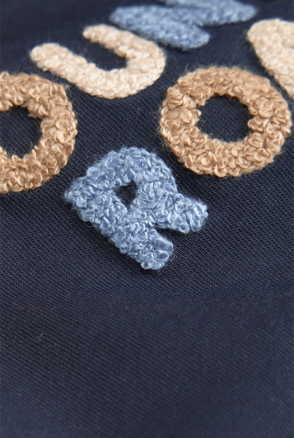 Organically Grown Cotton Boucle Logo T-Shirt