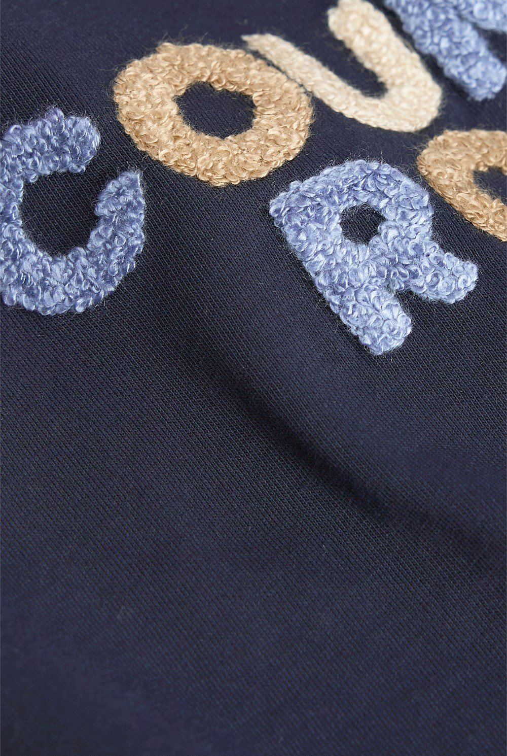 Organically Grown Cotton Boucle Logo T-Shirt