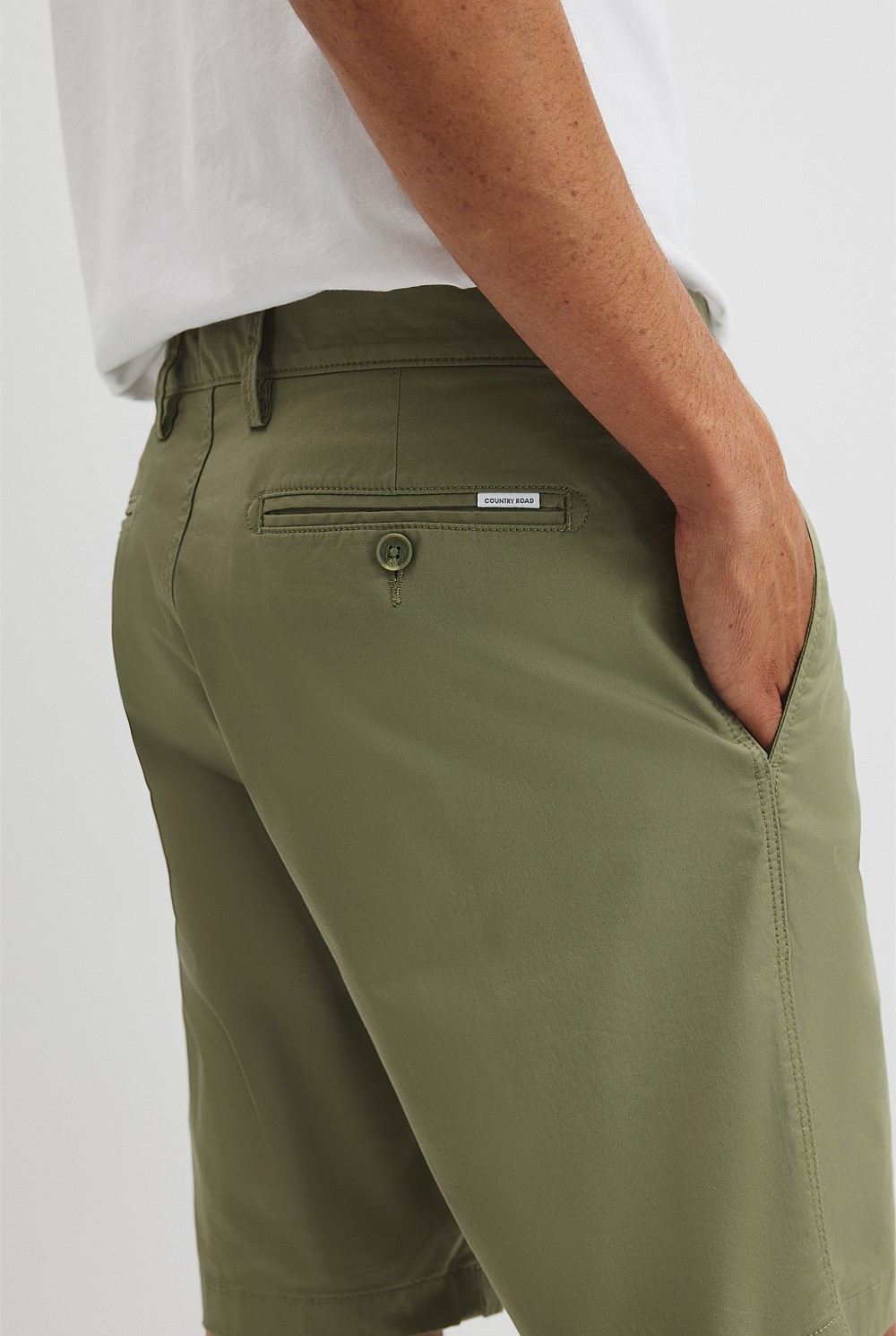 Australian Cotton Stretch Chino Short