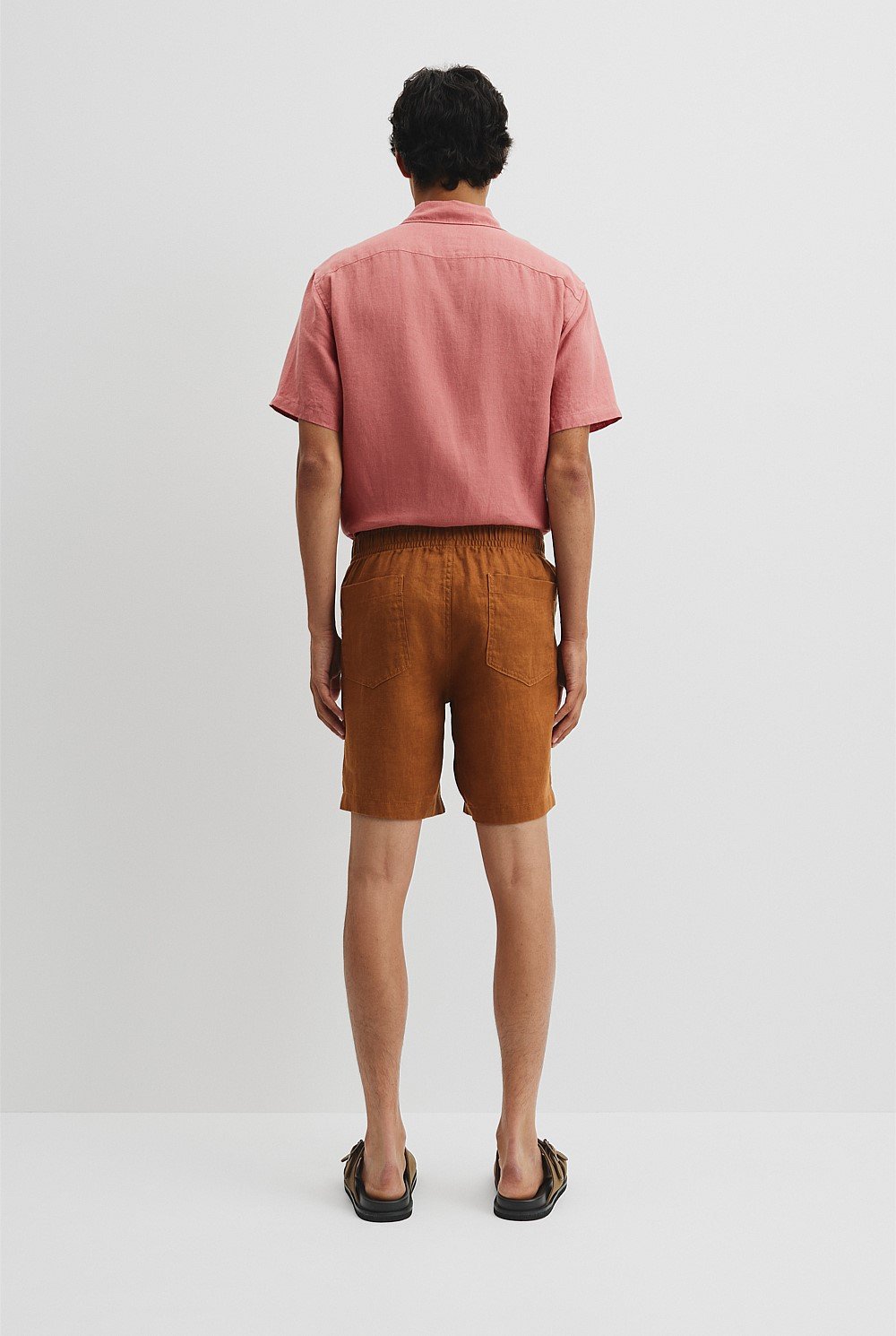 Organically Grown Linen Drawcord Short