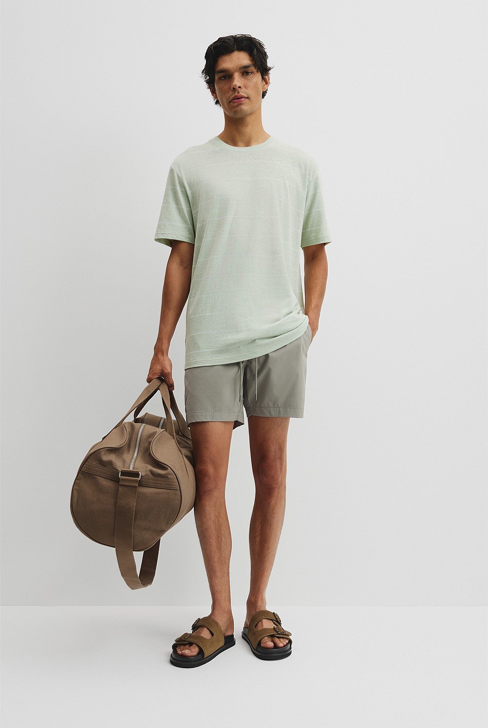 Hemp Slub StripeT-Shirt