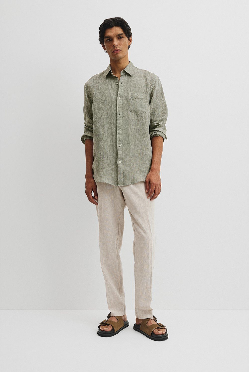 Organically Grown Linen Regular Fit Shirt