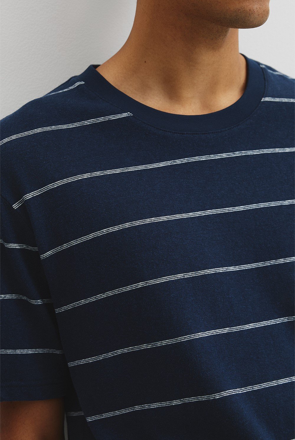 Hemp Slub StripeT-Shirt