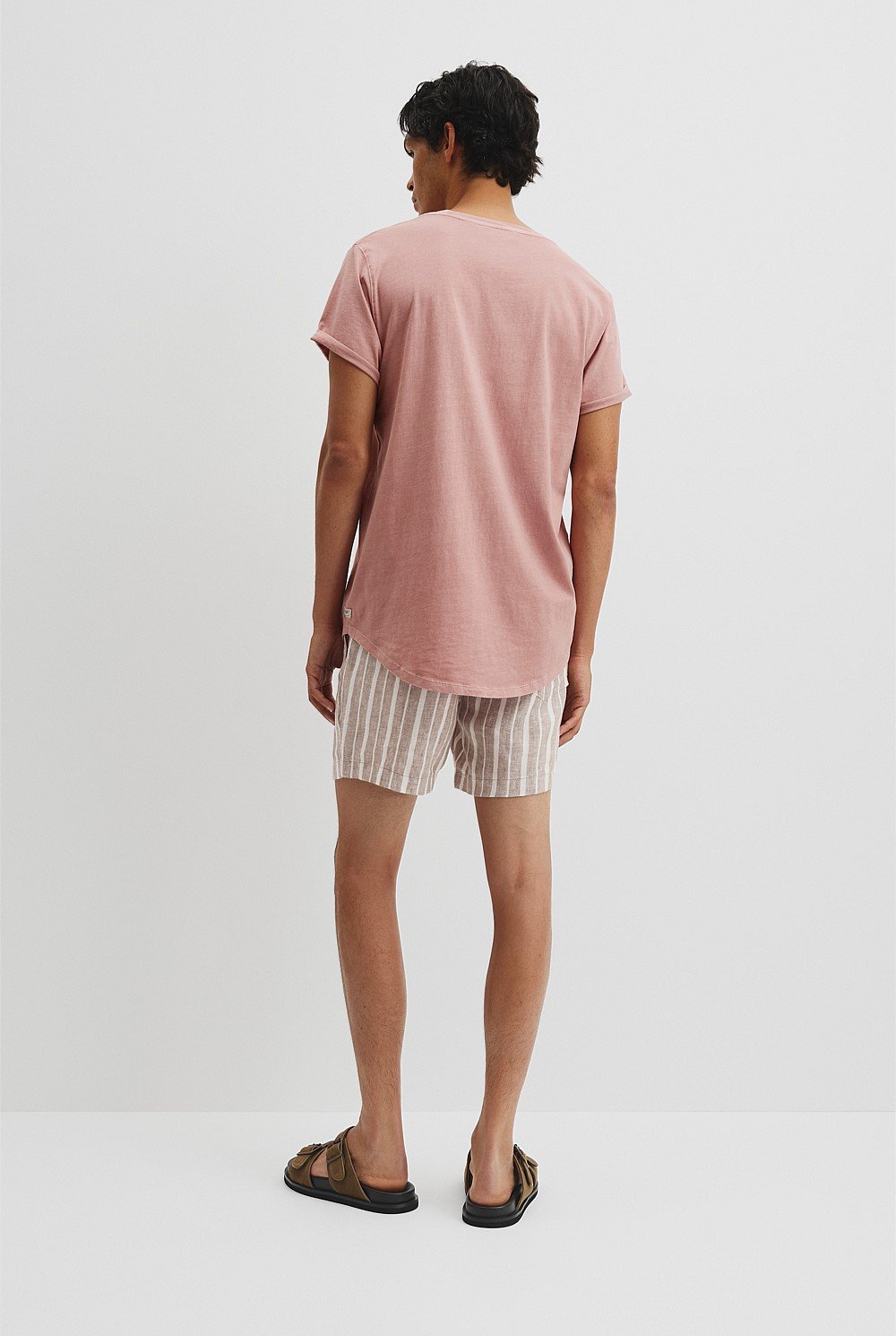 Australian Cotton Longline Garment Dye T-Shirt