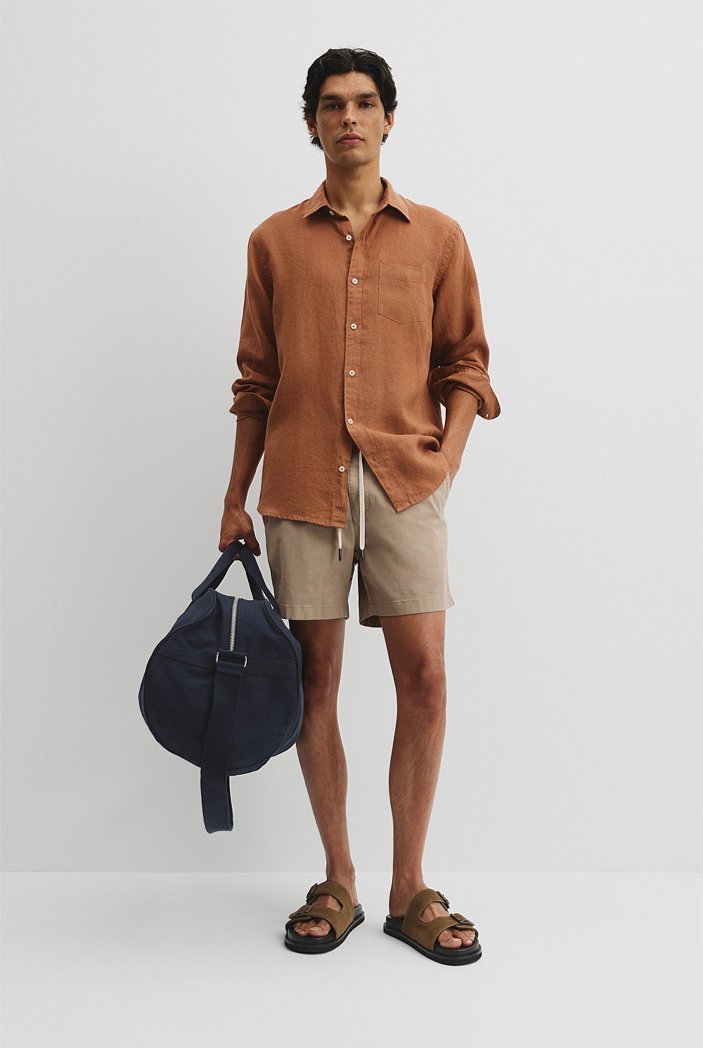 Organically Grown Linen Regular Fit Shirt