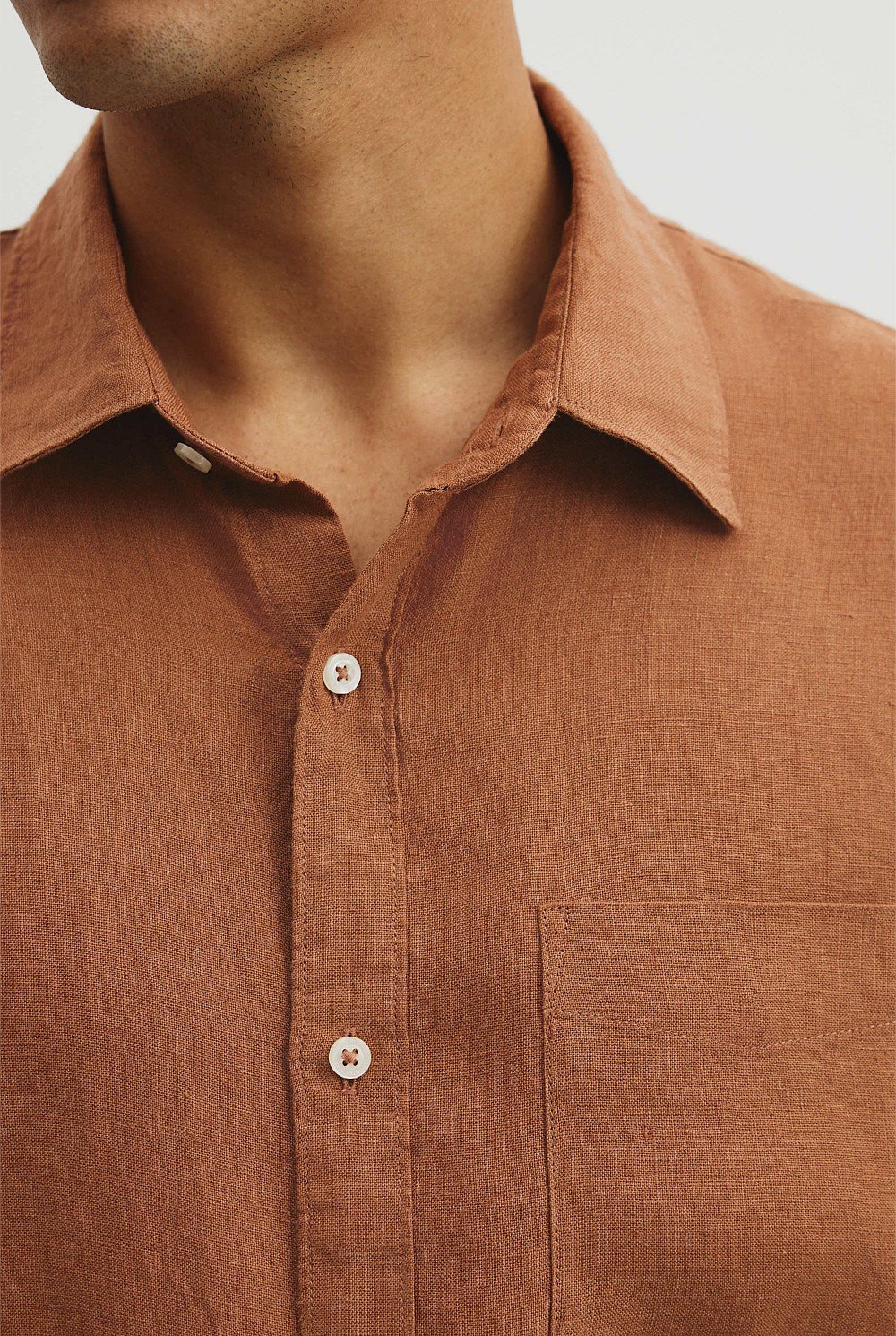 Organically Grown Linen Regular Fit Shirt