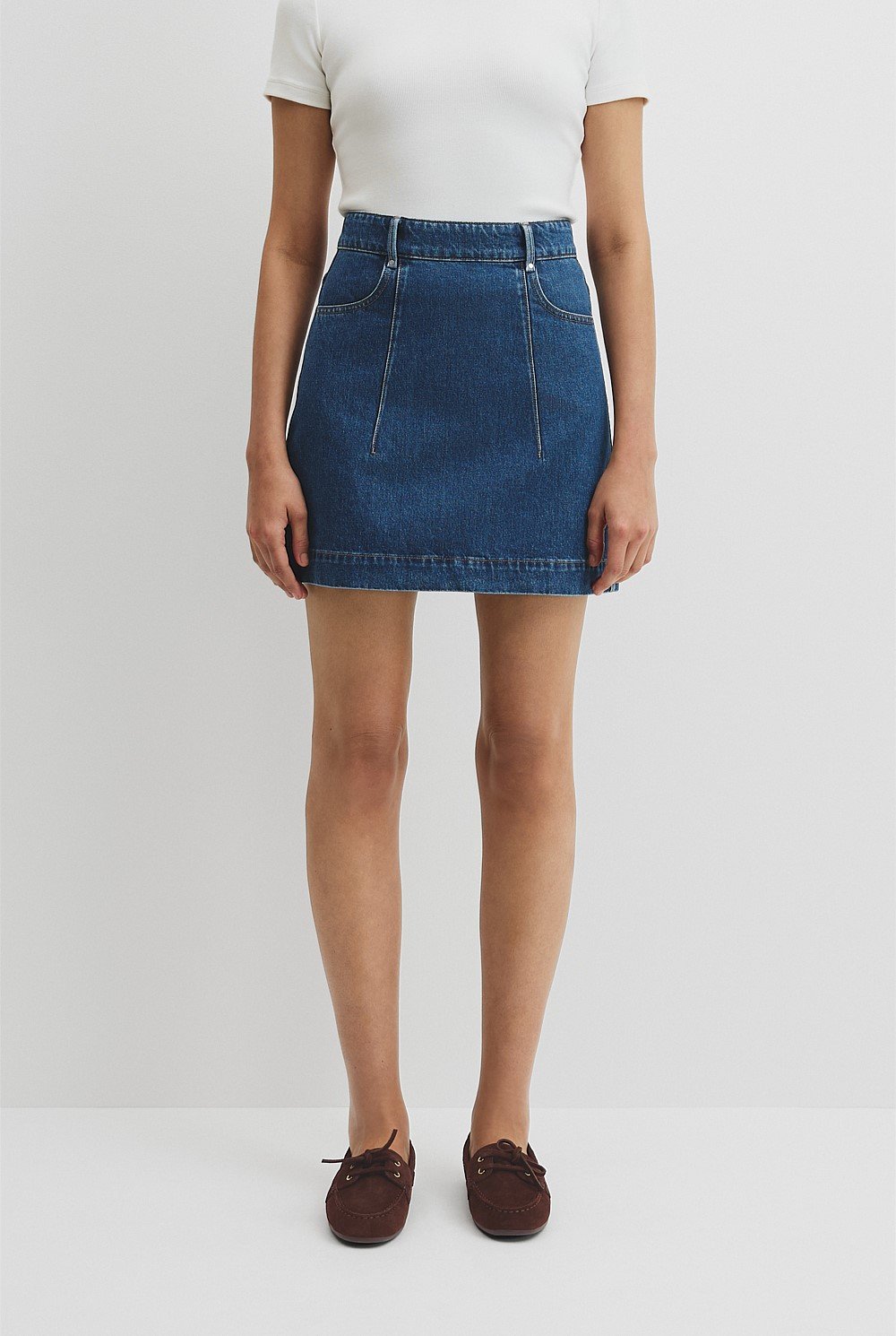 Denim Mini Skirt