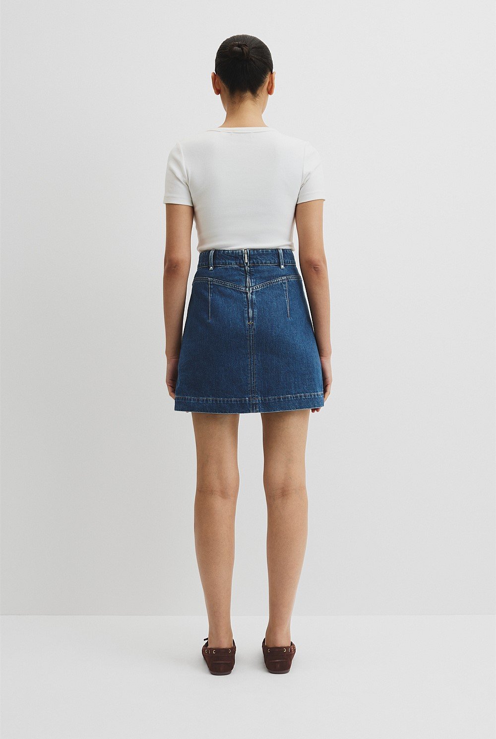 Denim Mini Skirt