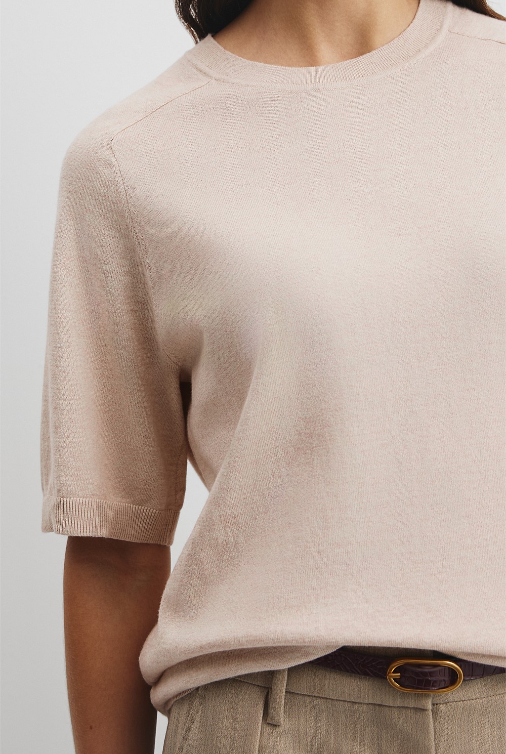 Cashmere Blend T-Shirt
