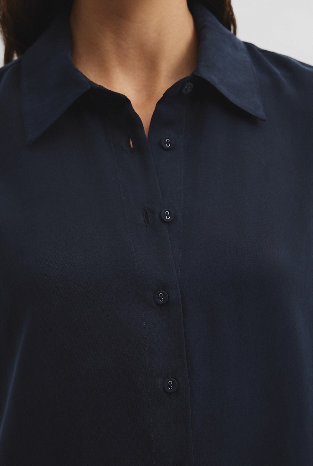 Short Sleeve Cupro Shirt