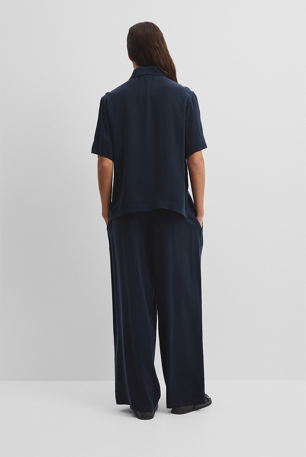 Short Sleeve Cupro Shirt