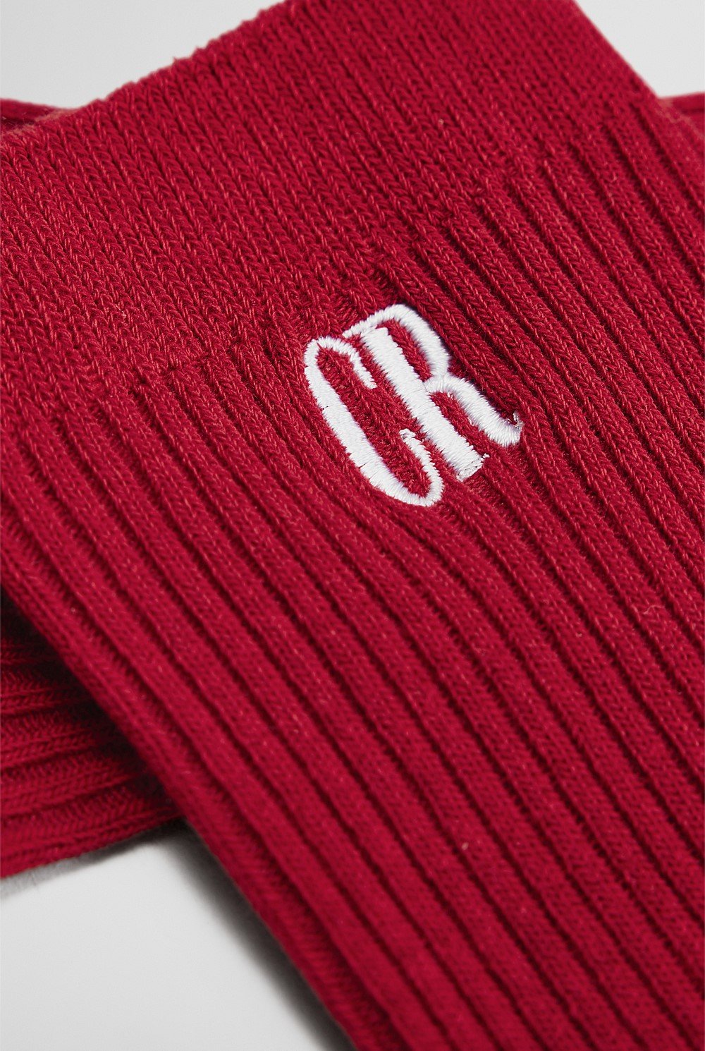 Australian Cotton Blend CR Ribbed Three Quarter Crew Sock