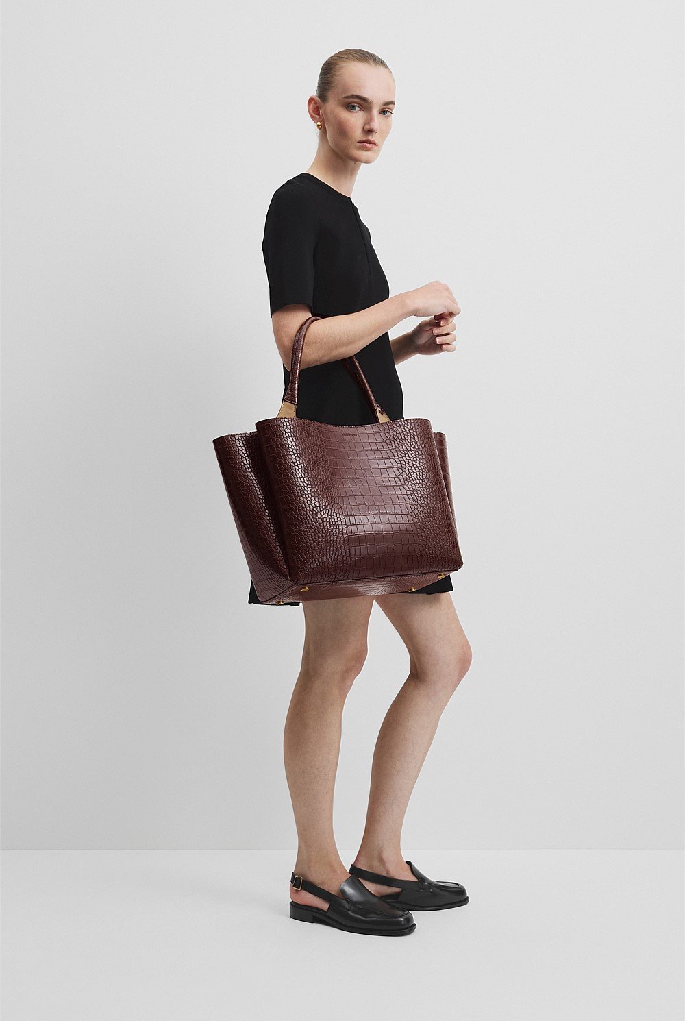 High Low Tote Bag