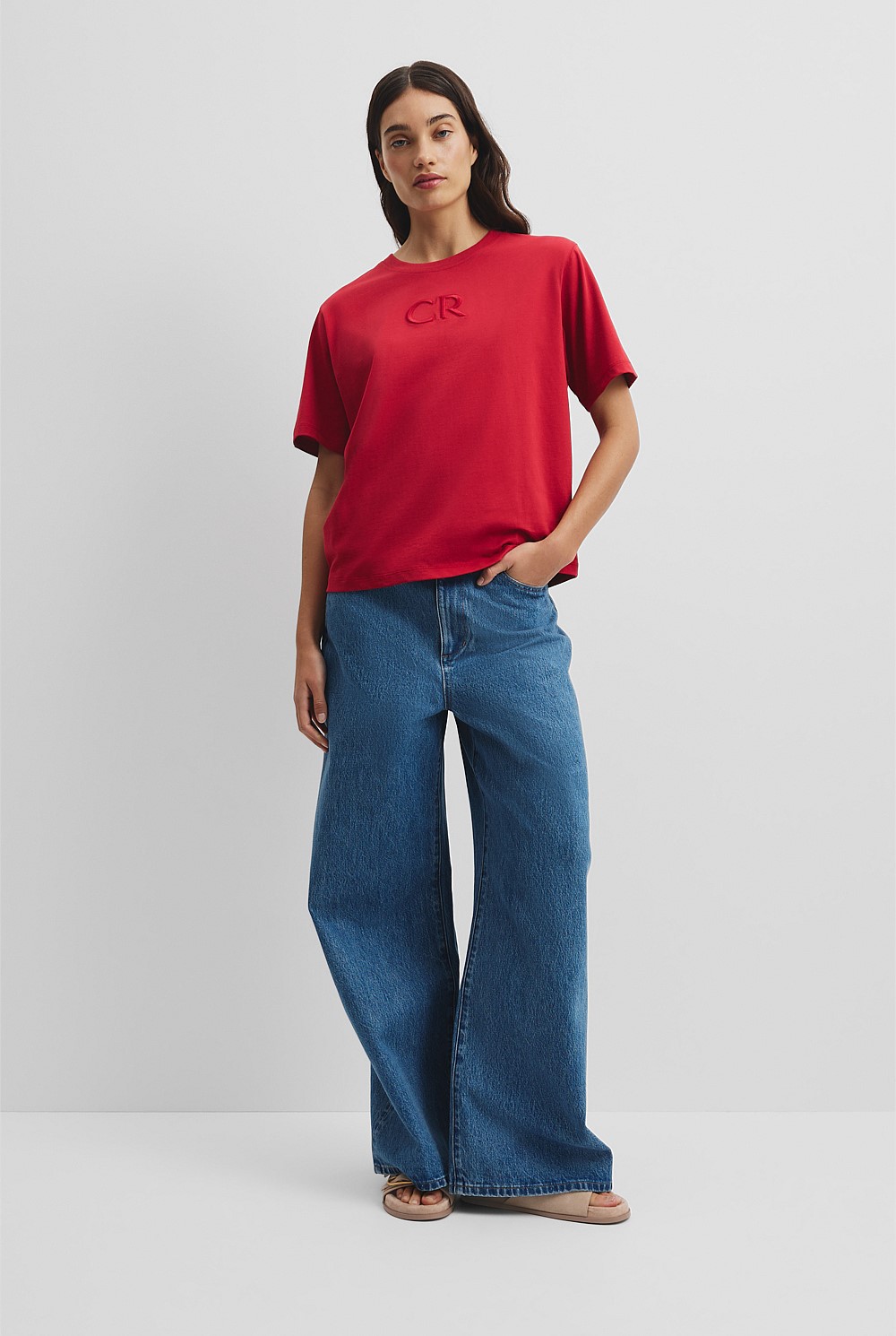 Australian Cotton CR Logo T-Shirt