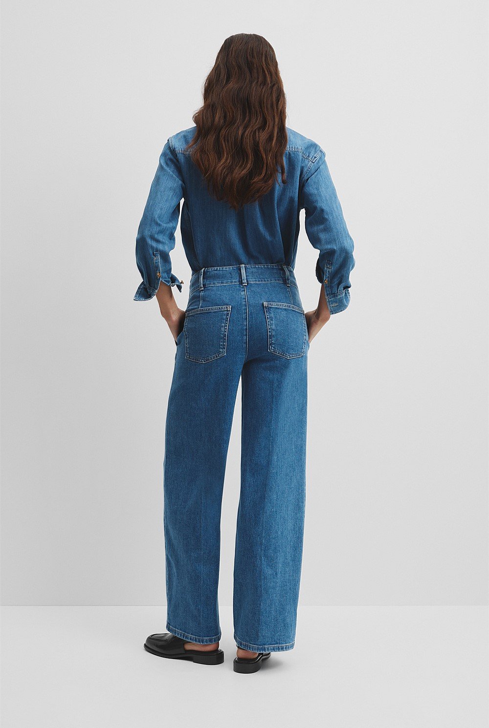 Recycled Cotton Straight Tailored Jean