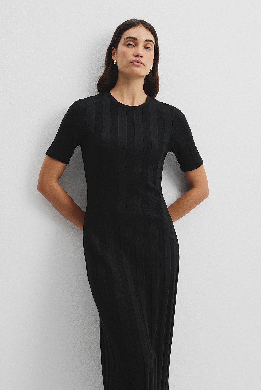 Rib Midi Dress