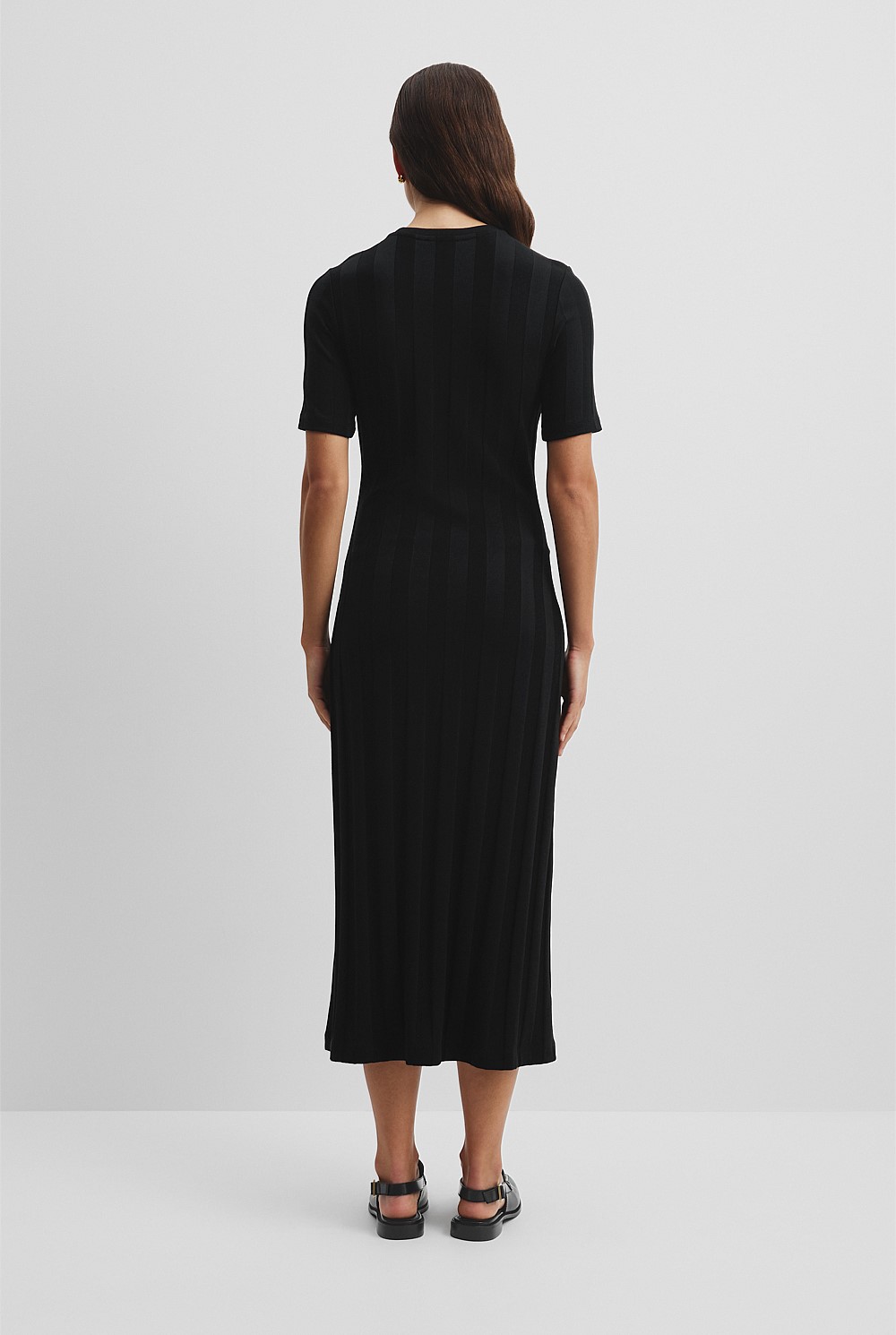 Rib Midi Dress