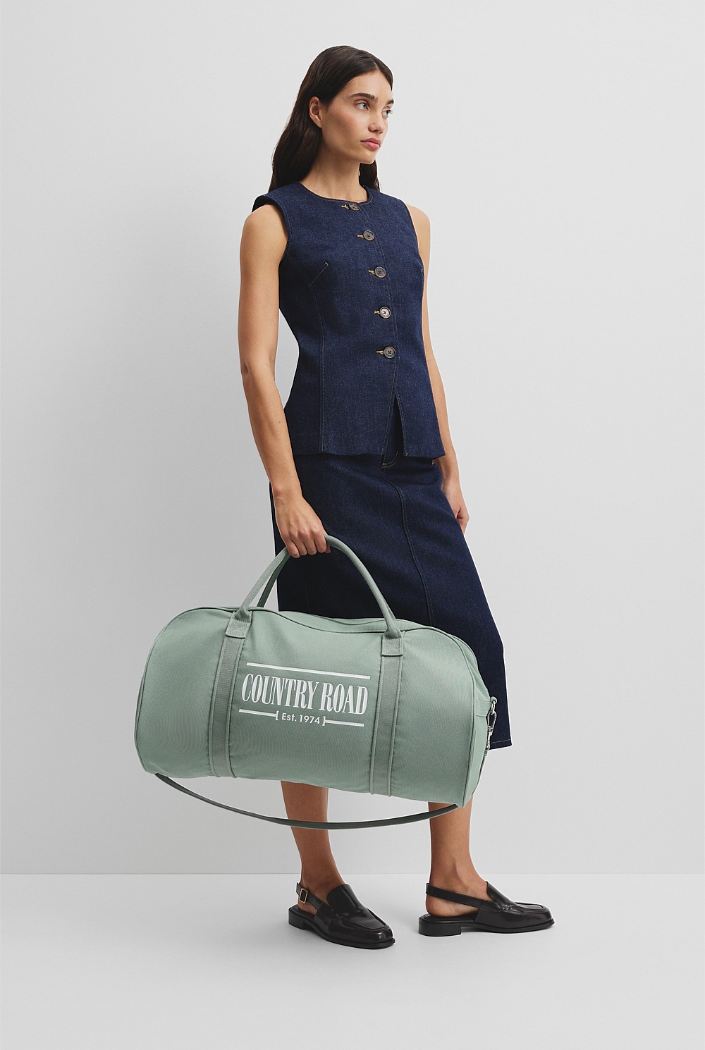 Australian Cotton Heritage Zip Canvas Tote