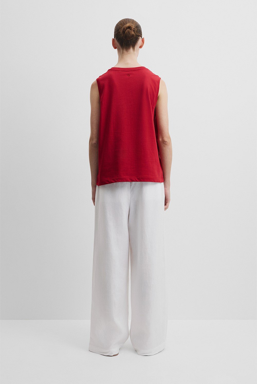 Australian Cotton Relaxed Crew Tank