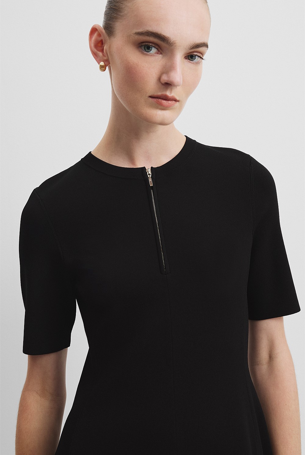 Compact Knit Mini Dress