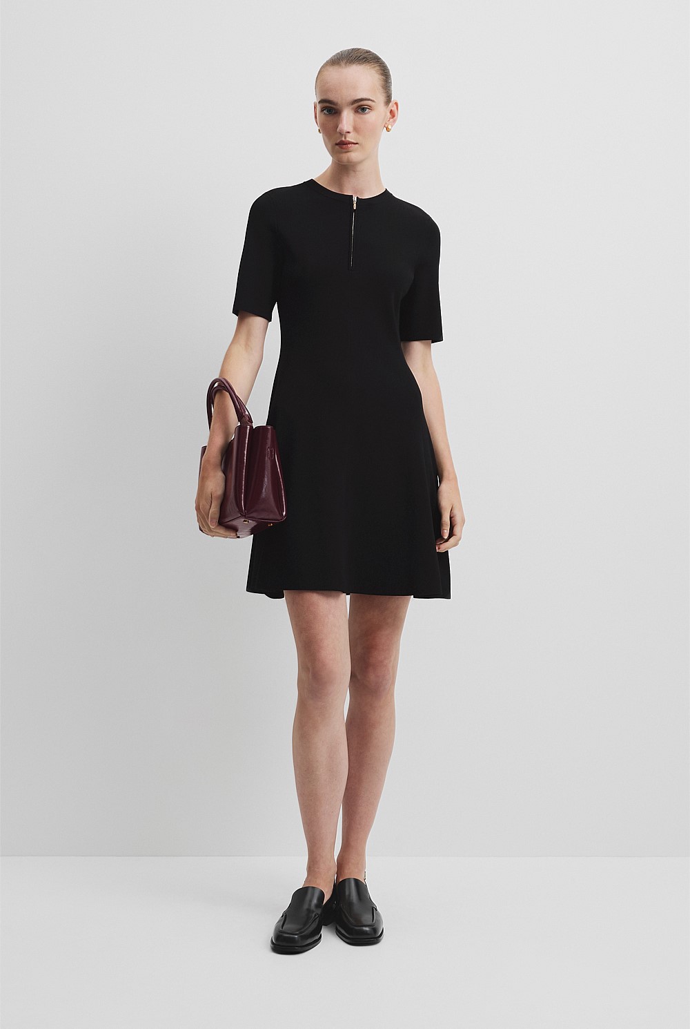 Compact Knit Mini Dress