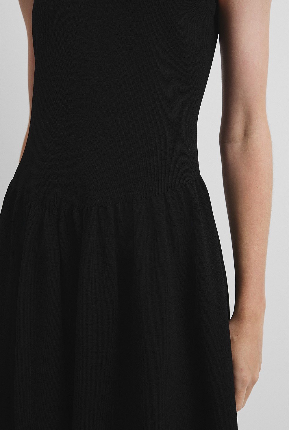 Mix Stitch Knit Dress