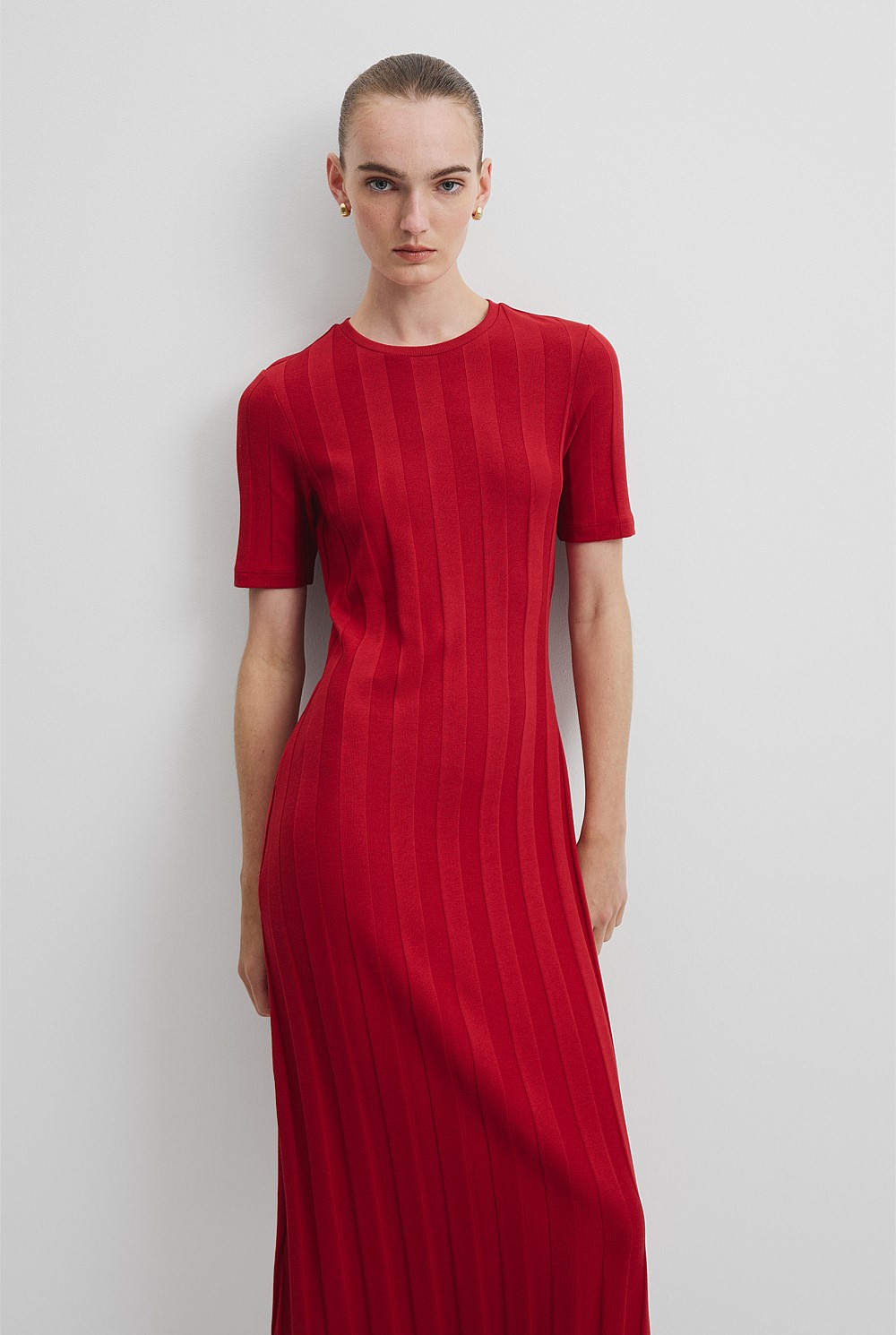 Rib Midi Dress